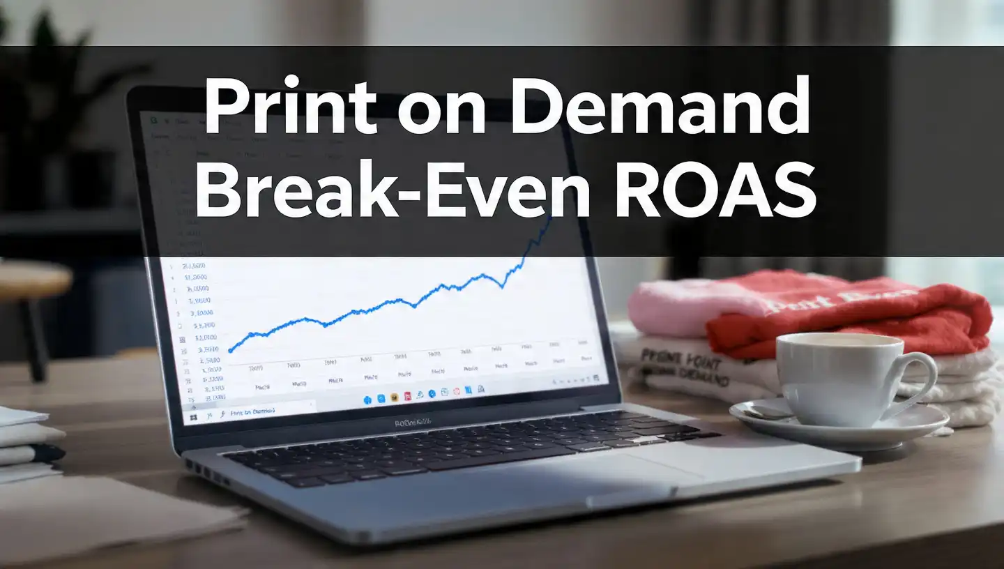 POD Break-Even ROAS Calculator