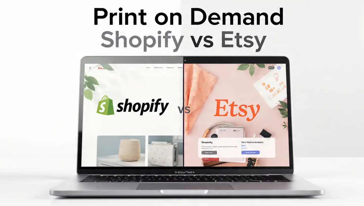 POD Shopify vs Marketplace Calculator